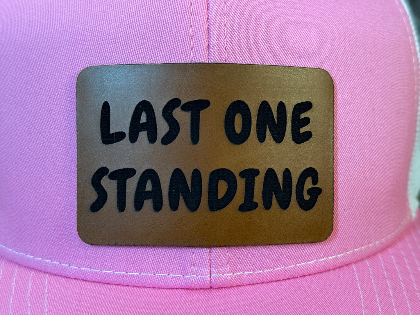 LAST ONE STANDING - Bachelorette Party Custom Hats - Ditch the Sashes!