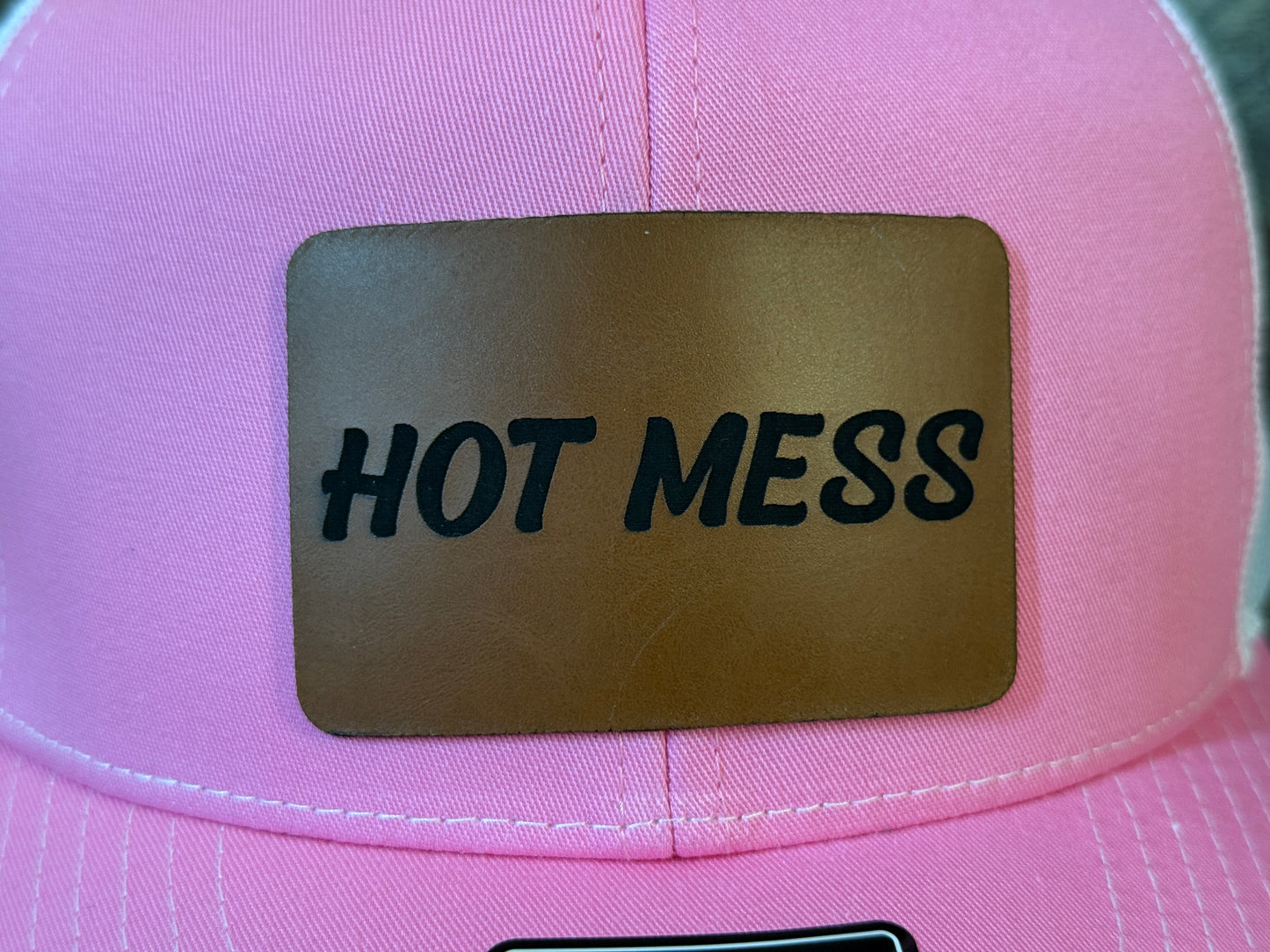 HOT MESS - Bachelorette Party Custom Hats - Ditch the Sashes!