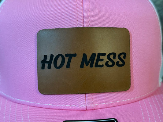 HOT MESS - Bachelorette Party Custom Hats - Ditch the Sashes!