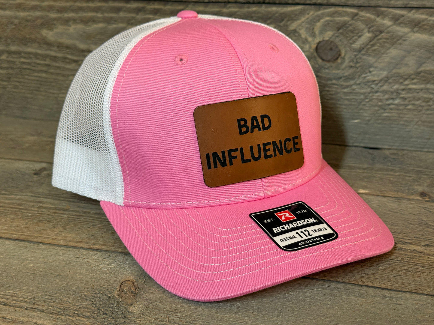 BAD INFLUENCE - Bachelorette Party Custom Hats - Ditch the Sashes!