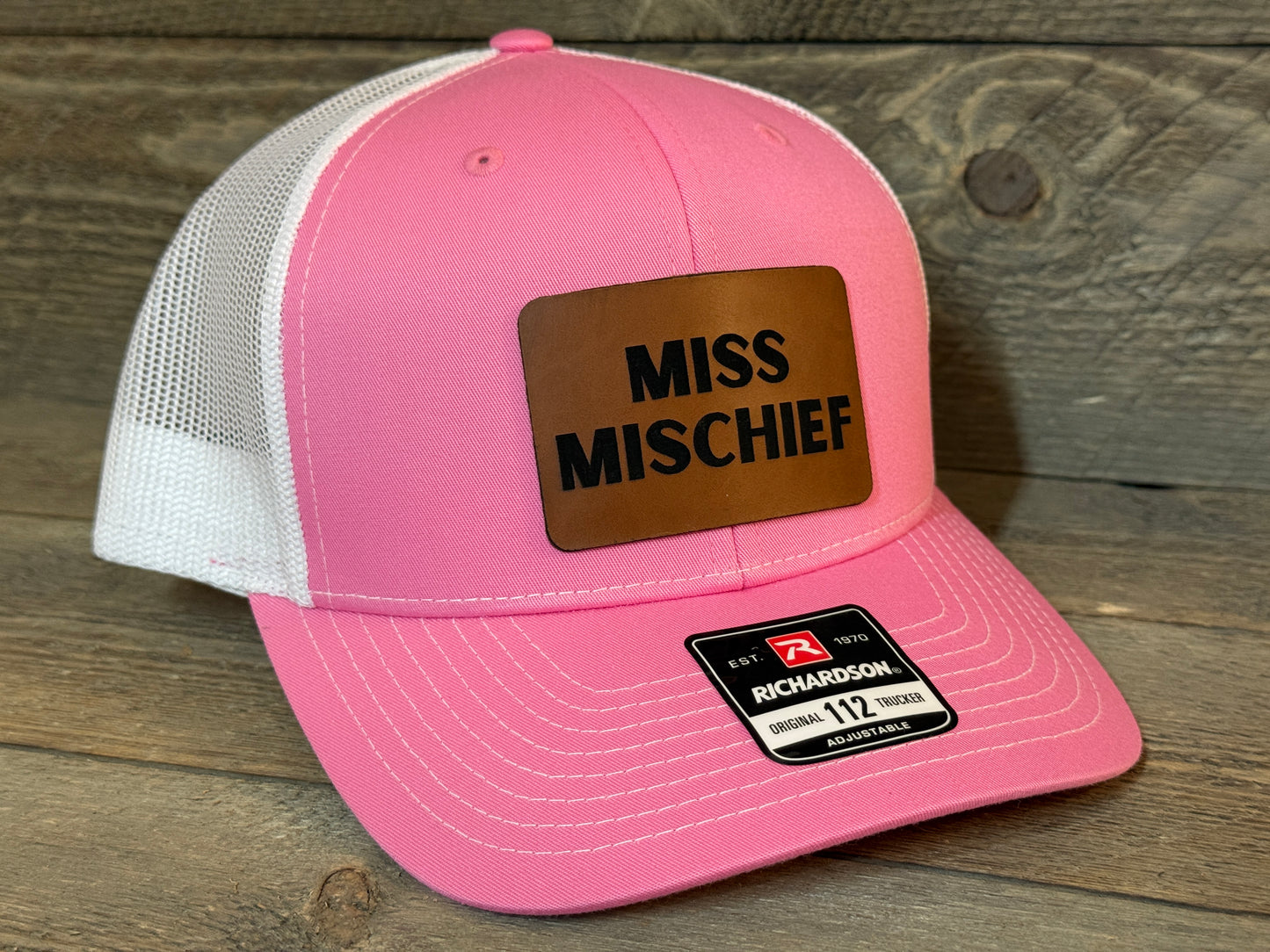 MISS MISCHIEF - Bachelorette Party Custom Hats - Ditch the Sashes!