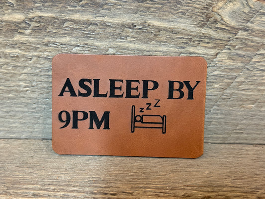 ASLEEP BY 9PM - Bachelorette Party Custom Hats - Ditch the Sashes!