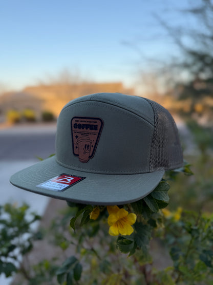 Custom Flat Brim Trucker Cap - Richardson 168