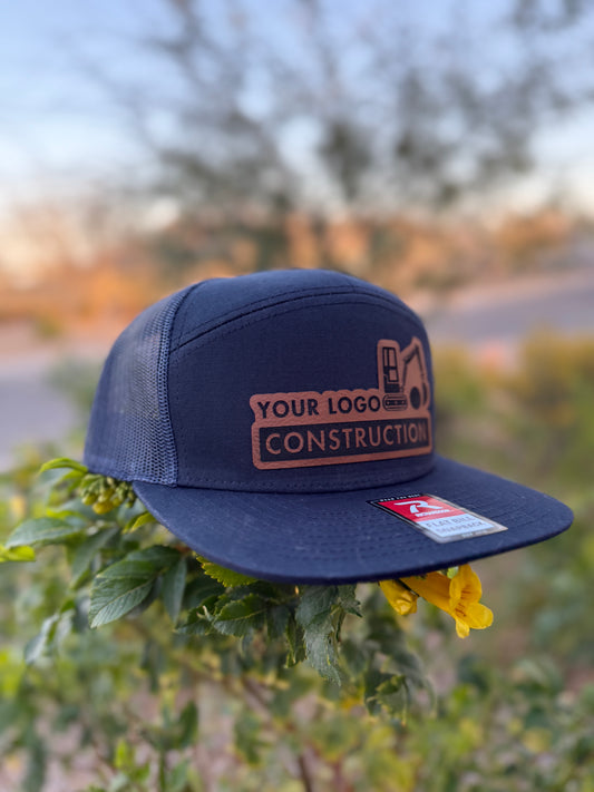 Custom Flat Brim Trucker Cap - Richardson 168