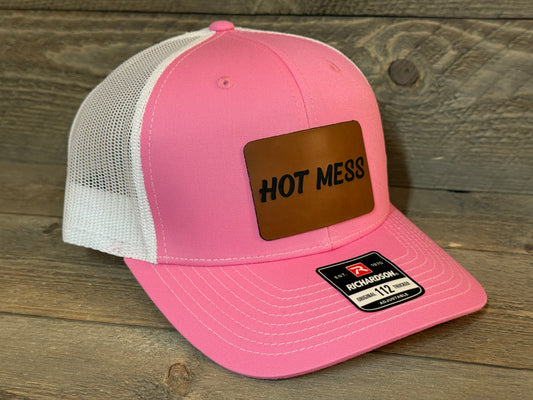 HOT MESS - Bachelorette Party Custom Hats - Ditch the Sashes!