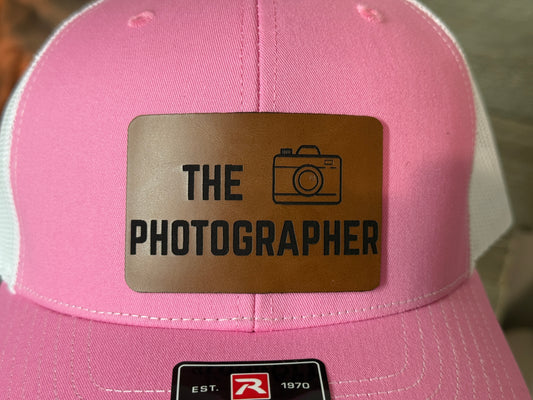 THE PHOTOGRAPHER - Bachelorette Party Custom Hats - Ditch the Sashes!