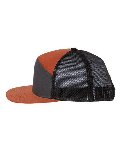 Custom Flat Brim Trucker Cap - Richardson 168