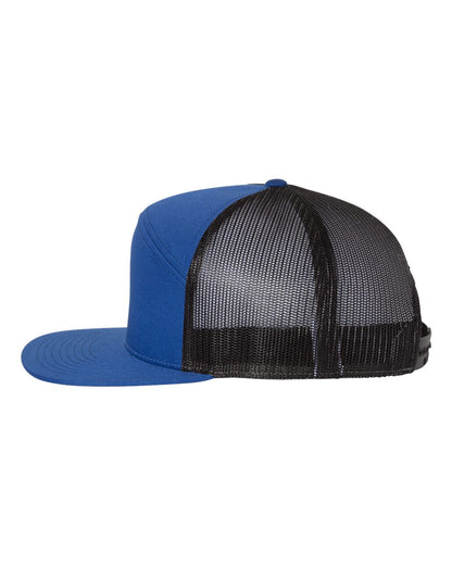 Custom Flat Brim Trucker Cap - Richardson 168